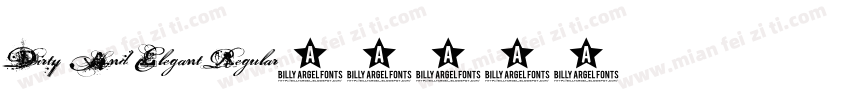 Dirty And Elegant Regular字体转换